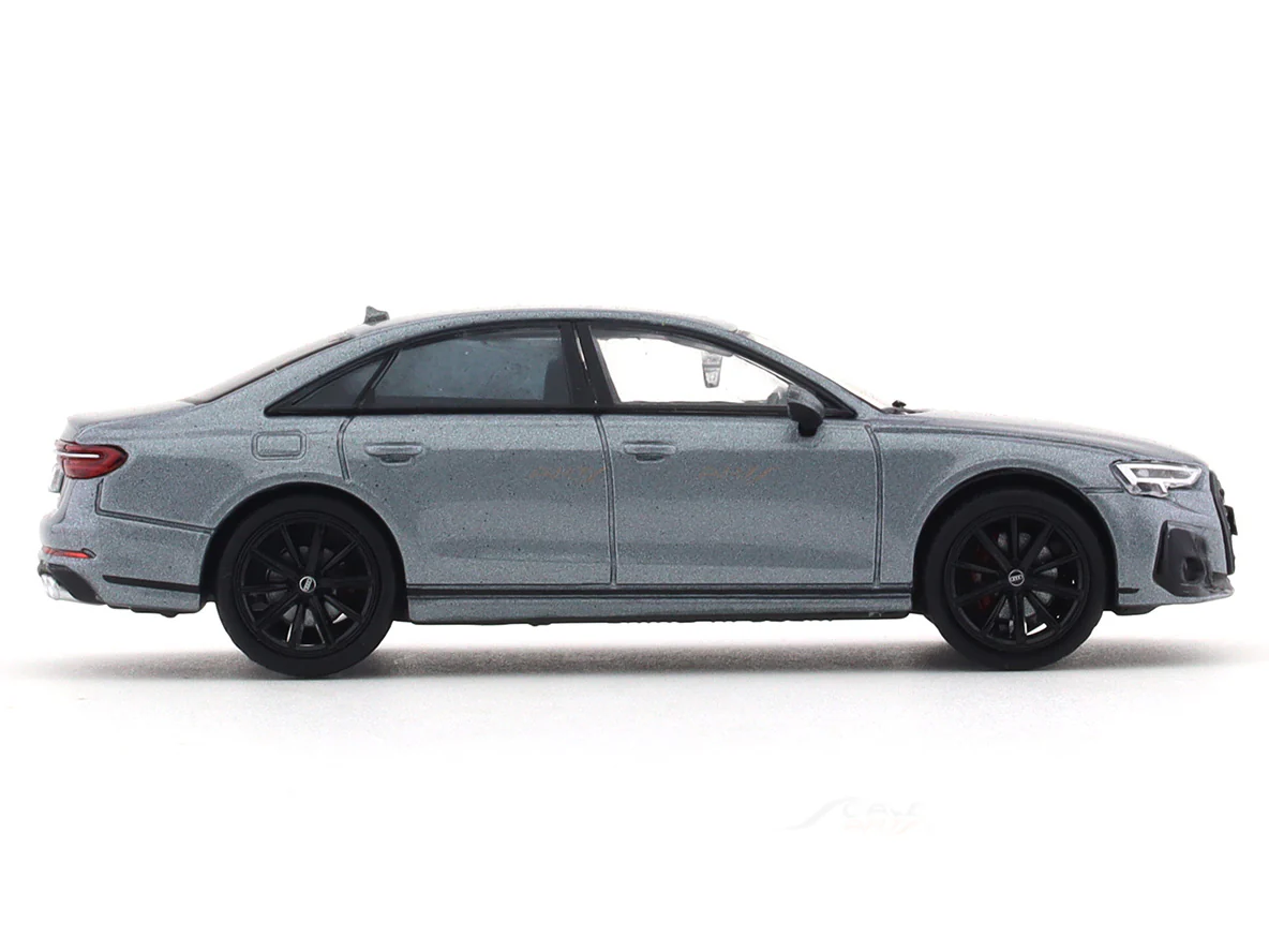 2022 Audi A8 (S8) Grey 1:64 GCD diecast scale model miniature car replica - Image 5