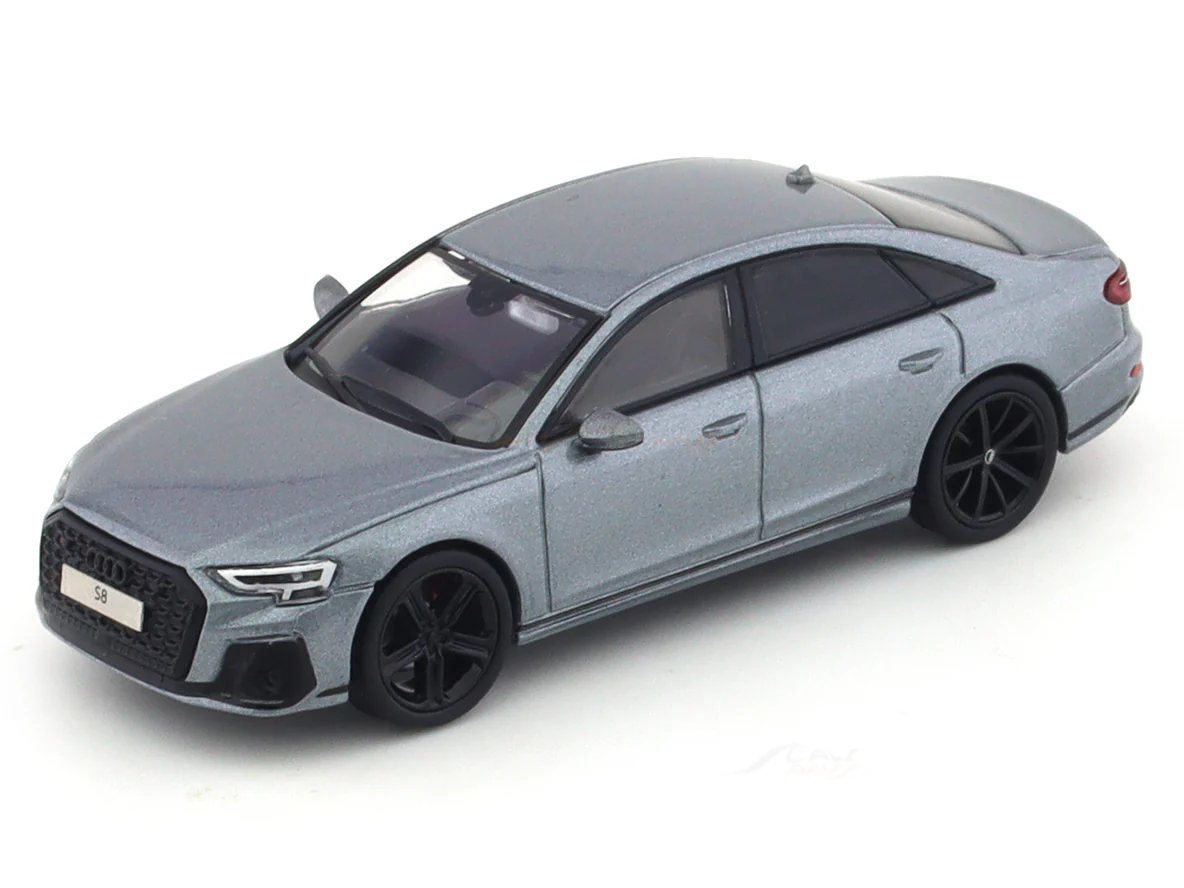 2022 Audi A8 (S8) Grey 1:64 GCD diecast scale model miniature car replica - Image 7