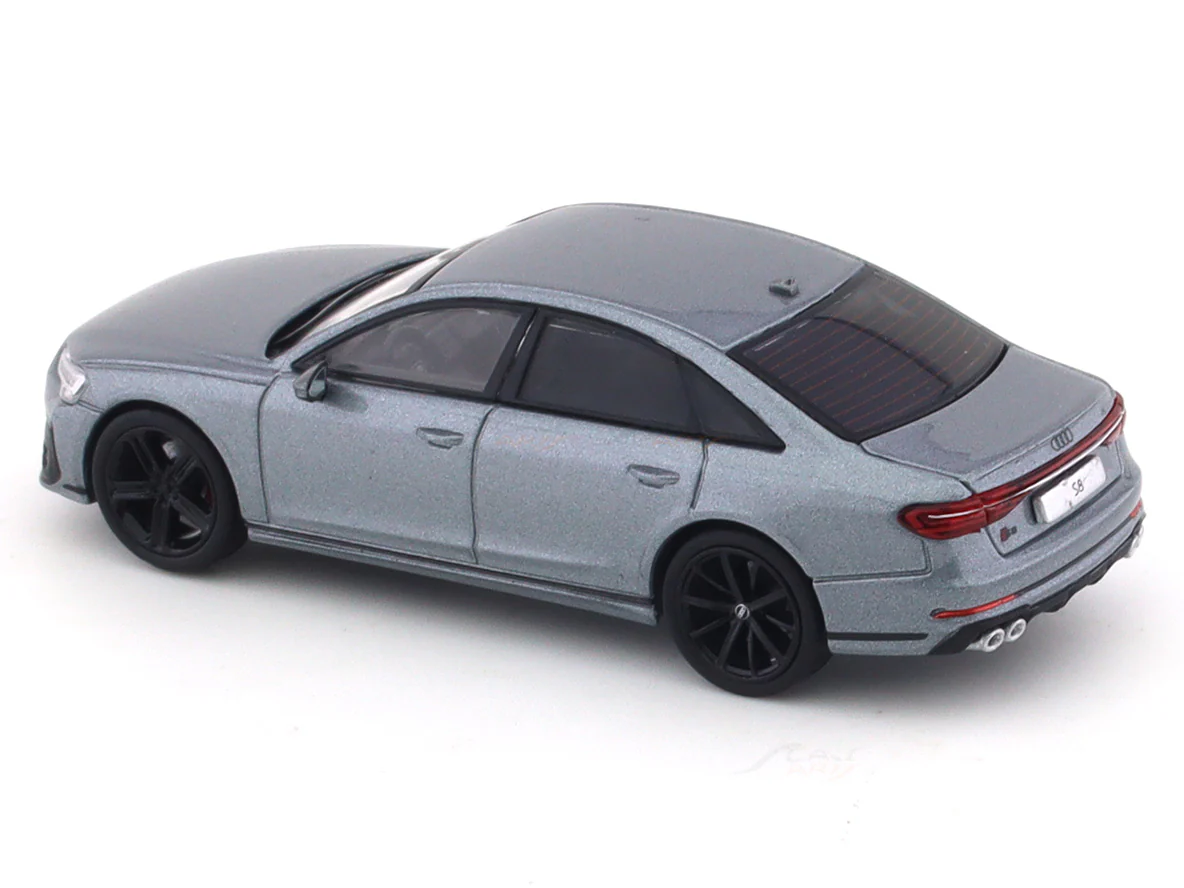 2022 Audi A8 (S8) Grey 1:64 GCD diecast scale model miniature car replica - Image 8