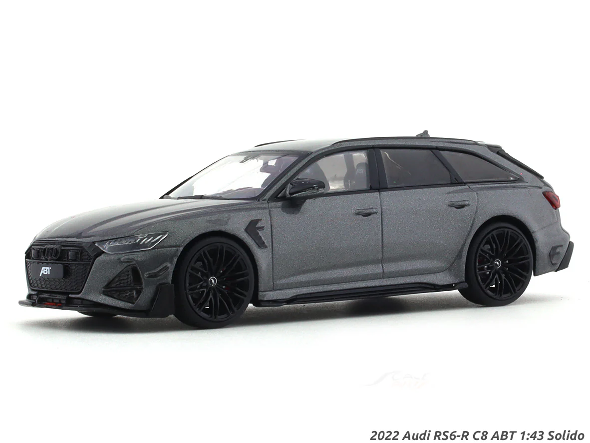 2022 Audi RS6-R C8 ABT grey 1:43 Solido diecast scale model car