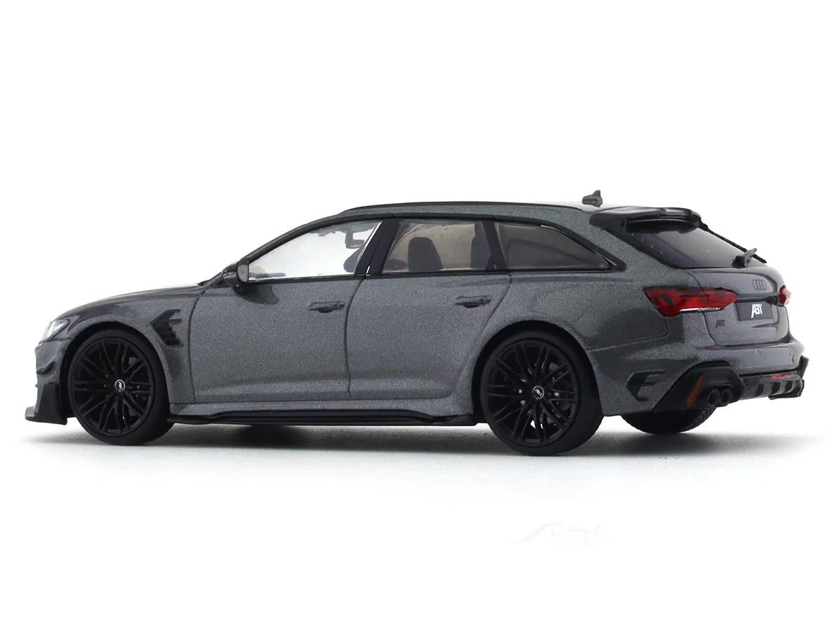 2022 Audi RS6-R C8 ABT grey 1:43 Solido diecast scale model car - Image 3