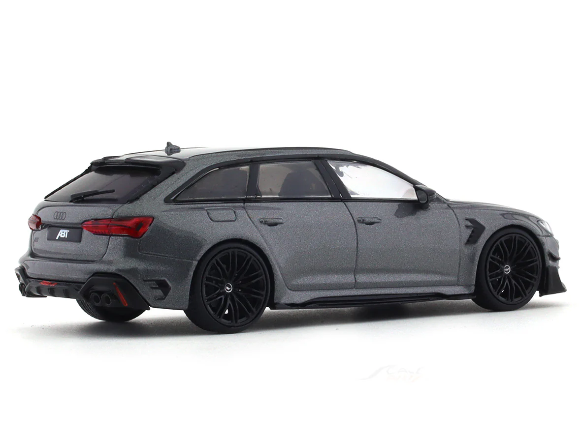 2022 Audi RS6-R C8 ABT grey 1:43 Solido diecast scale model car - Image 4
