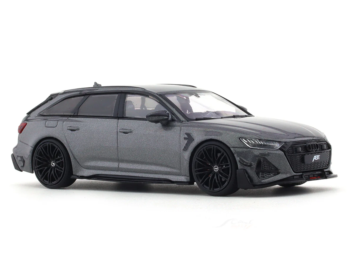 2022 Audi RS6-R C8 ABT grey 1:43 Solido diecast scale model car - Image 6