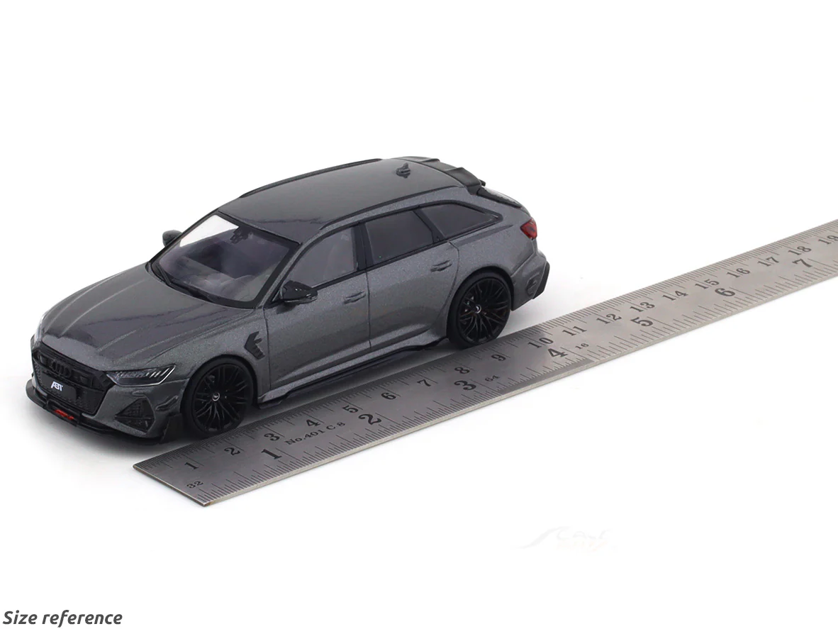 2022 Audi RS6-R C8 ABT grey 1:43 Solido diecast scale model car - Image 9