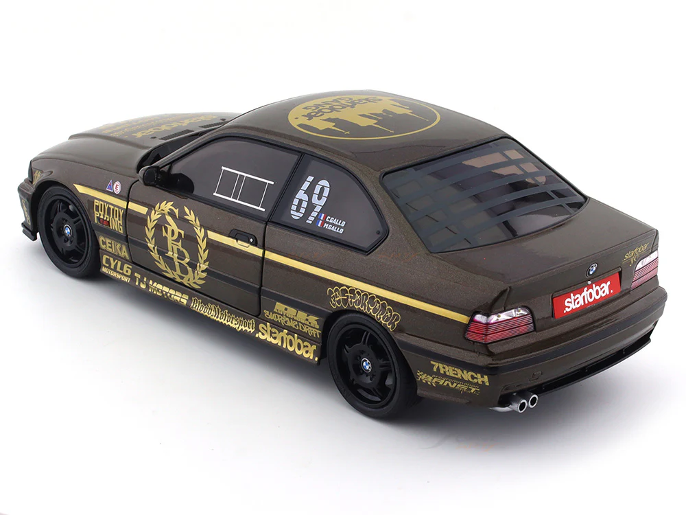 2022 BMW M3 E36 Coupe Starfobar 1:18 Solido diecast Scale Model collectible - Image 14