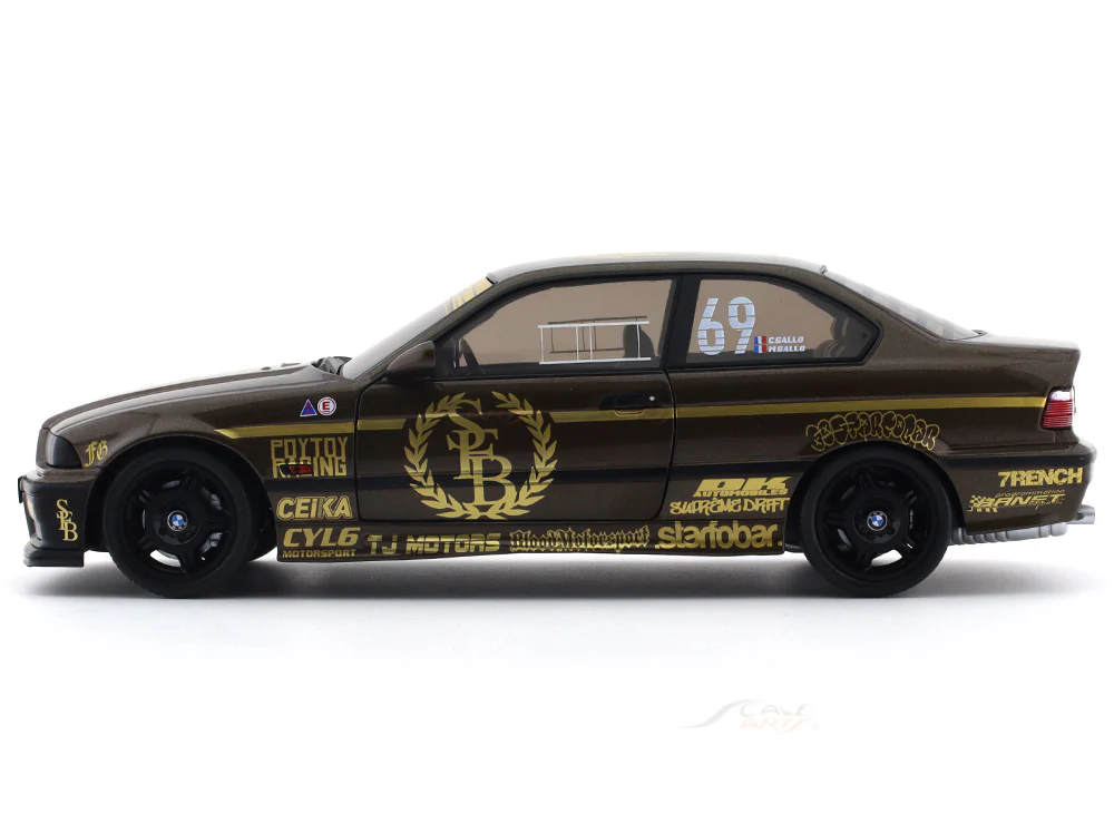 2022 BMW M3 E36 Coupe Starfobar 1:18 Solido diecast Scale Model collectible - Image 2