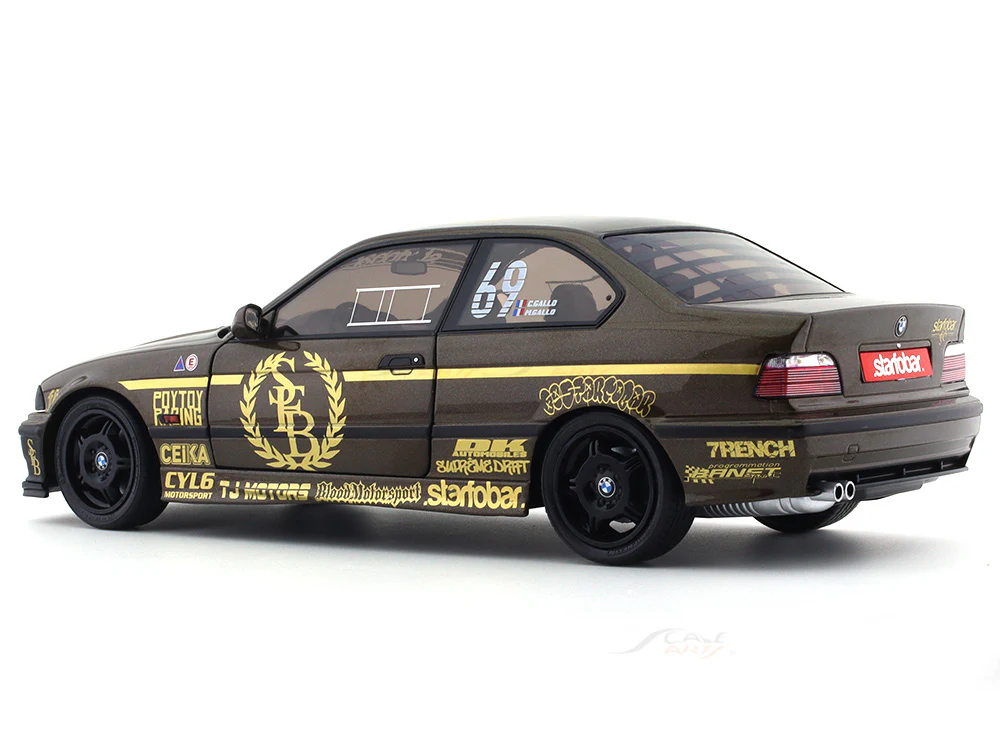 2022 BMW M3 E36 Coupe Starfobar 1:18 Solido diecast Scale Model collectible - Image 3