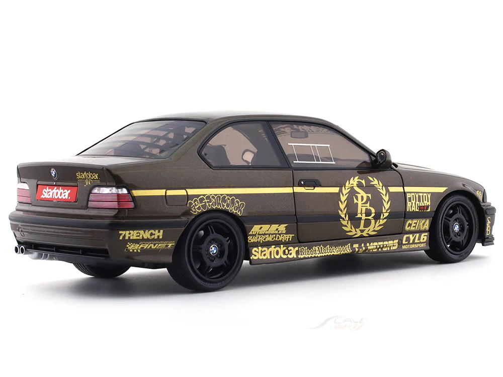 2022 BMW M3 E36 Coupe Starfobar 1:18 Solido diecast Scale Model collectible - Image 4