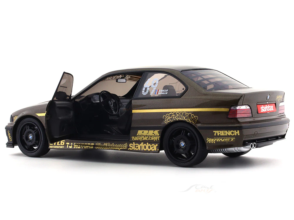 2022 BMW M3 E36 Coupe Starfobar 1:18 Solido diecast Scale Model collectible - Image 9