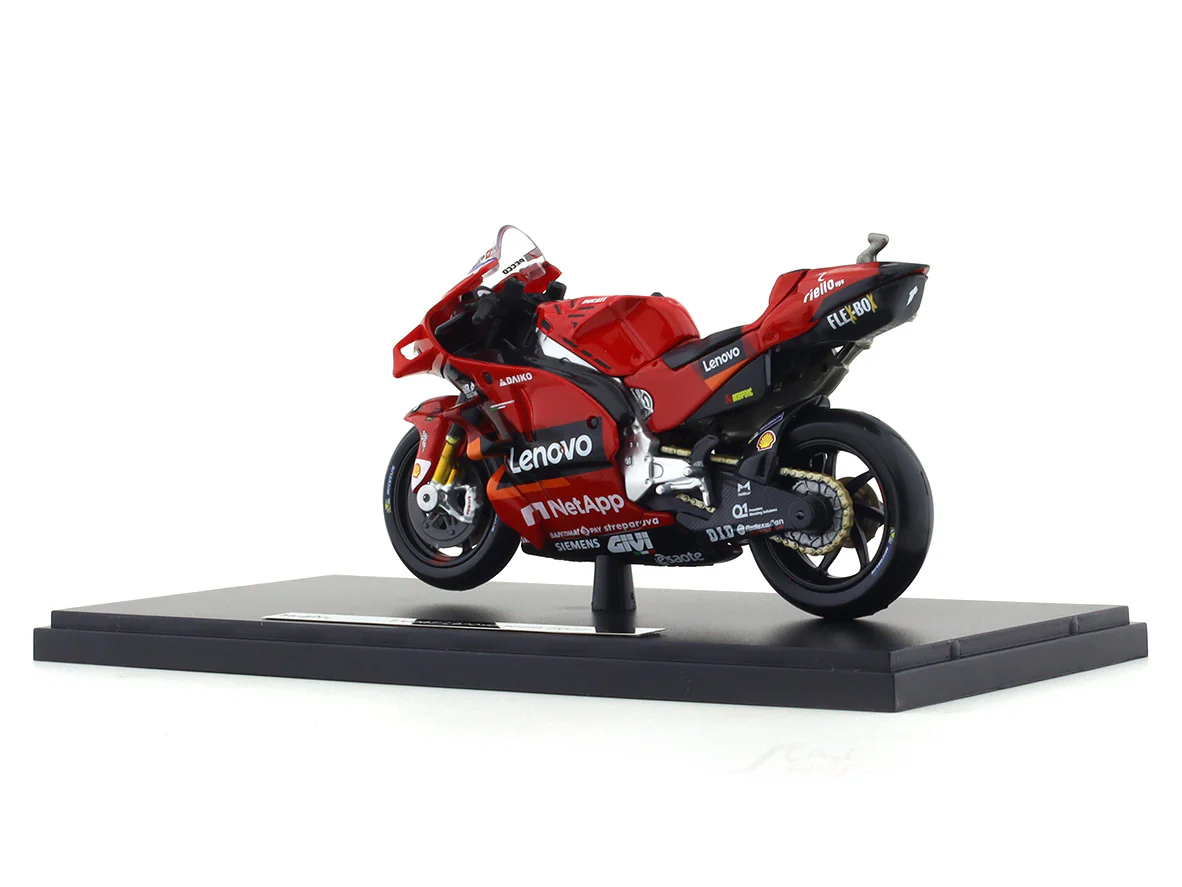 2022 Ducati Desmosecidi Lenovo team 1:18 Maisto diecast scale Model bike collectible - Image 3
