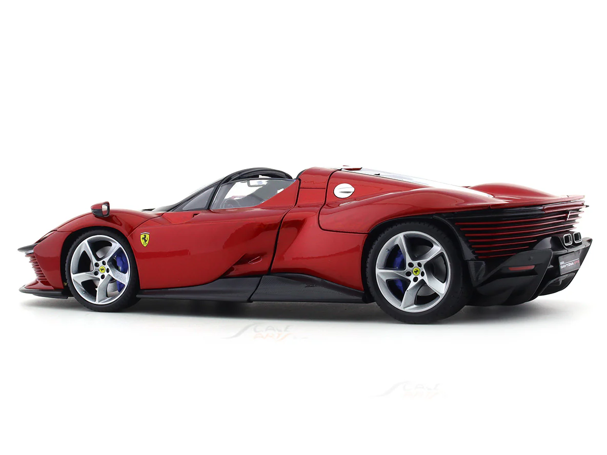 2022 Ferrari Daytona SP3 Rosso Magna 1:18 Bburago Signature licensed diecast scale model car collectible - Image 3
