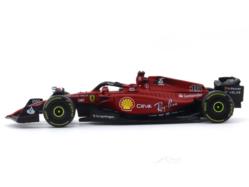 2022 Ferrari F1-F75 #16 Charles Leclerc 1:43 Bburago scale model car collectible - Image 2
