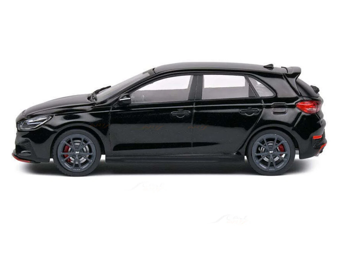 2022 Hyundai i30 N Line Black 1:43 Solido Licensed Diecast Scale Model Car Collectible - Image 5