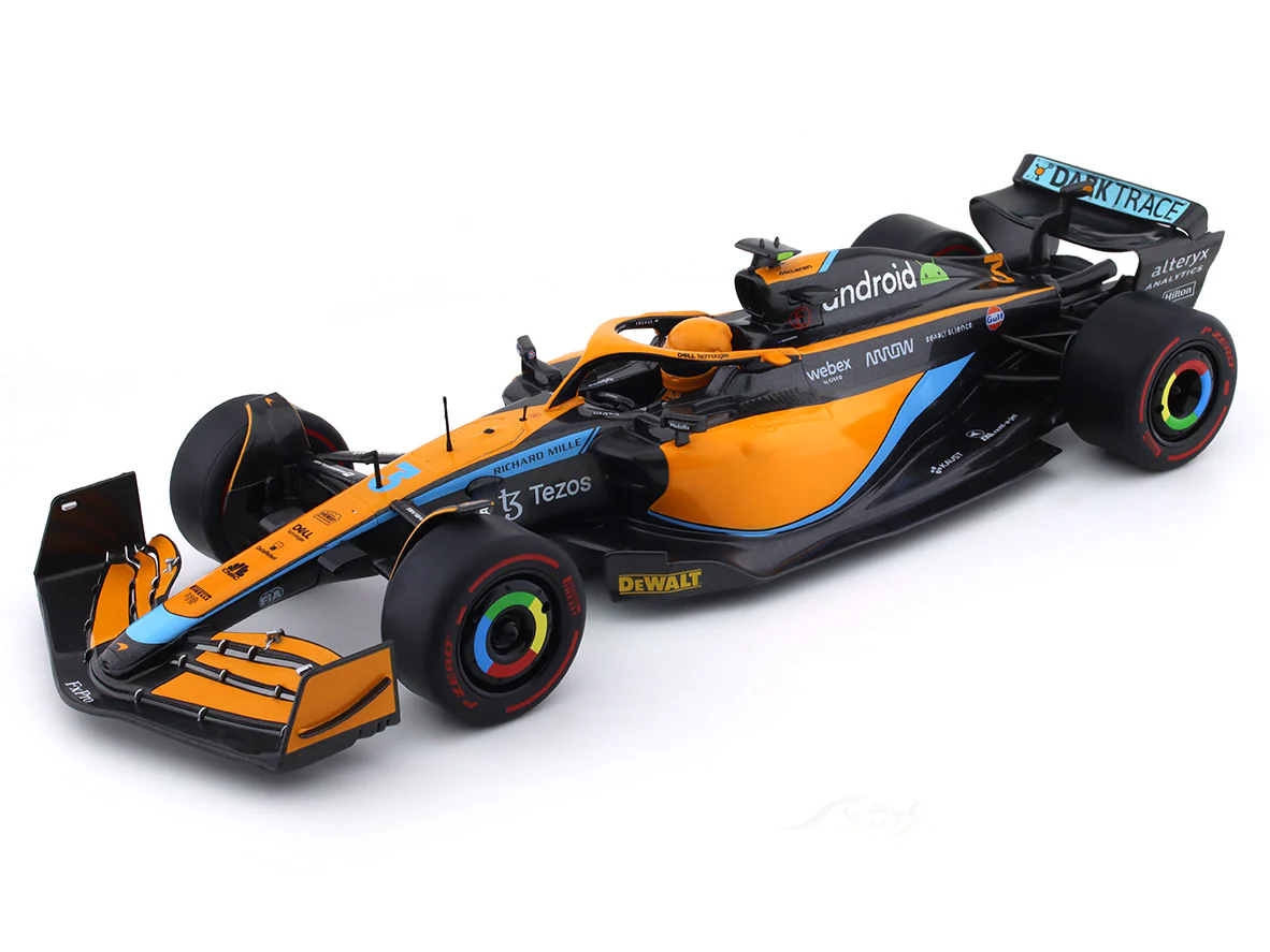 2022 McLaren MCL36 #3 Daniel Ricciardo 1:18 Solido diecast scale model car collectible - Image 7