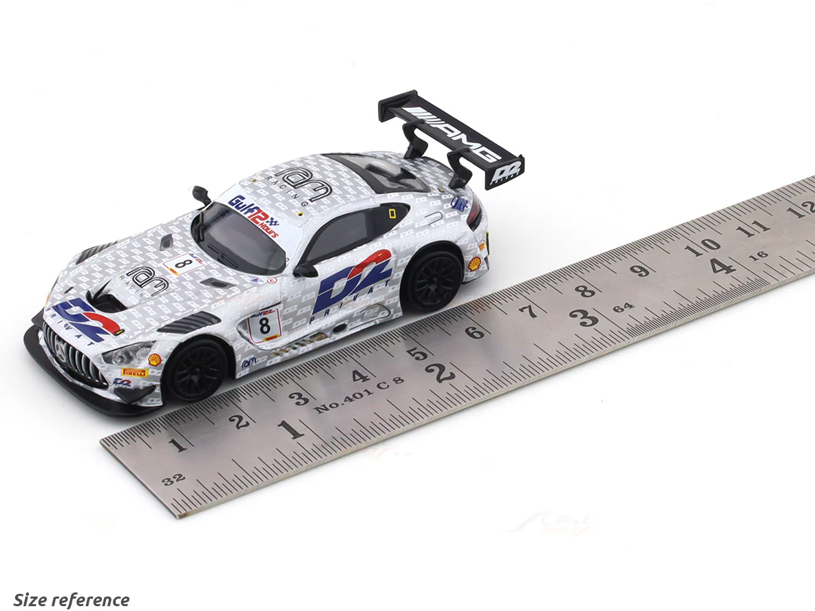 2022 Mercedes-AMG GT3 Evo Gulf 12h 1:64 Para64 licensed diecast scale model car - Image 10