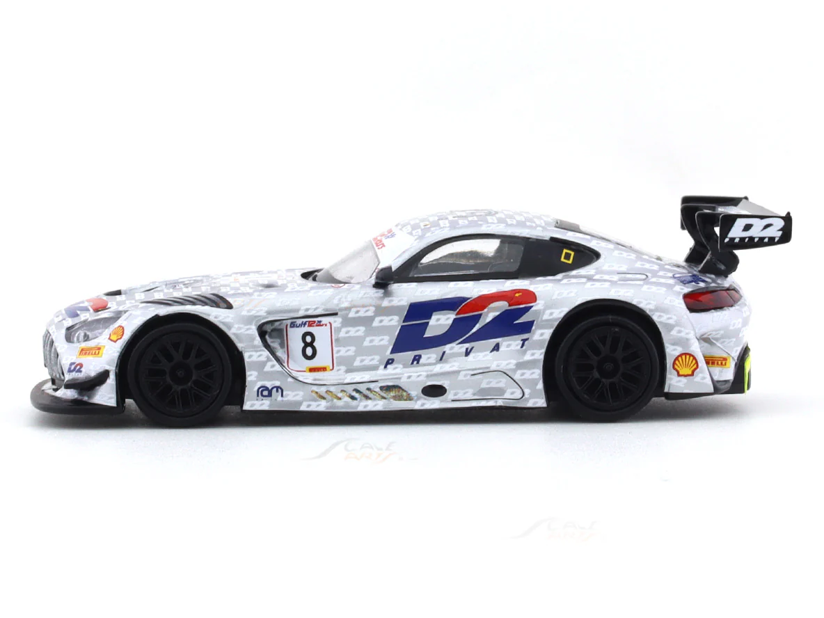 2022 Mercedes-AMG GT3 Evo Gulf 12h 1:64 Para64 licensed diecast scale model car - Image 2