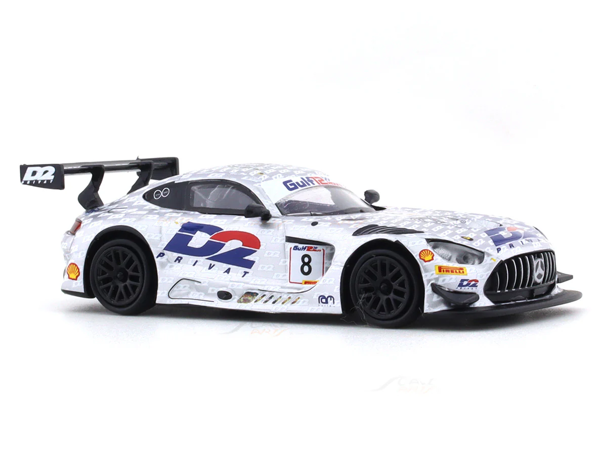 2022 Mercedes-AMG GT3 Evo Gulf 12h 1:64 Para64 licensed diecast scale model car - Image 6