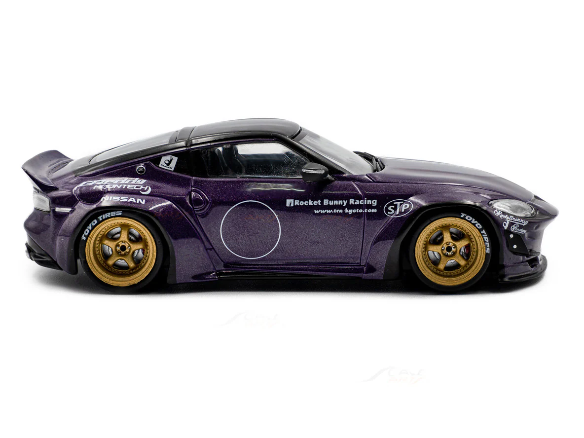 2022 Nissan Fairlady Z PANDEM Purple 1:43 Solido Licensed Diecast Scale Model Car Collectible - Image 6