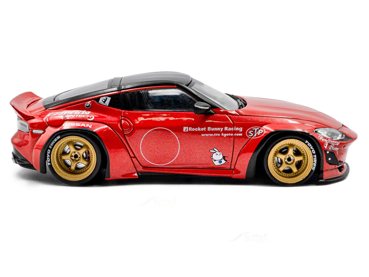 2022 Nissan Fairlady Z PANDEM Red 1:43 Solido Licensed Diecast Scale Model Car Collectible - Image 6