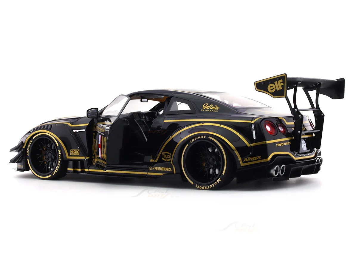 2022 Nissan Skyline GT-R R35 LBWK JPS 1:18 Solido diecast scale model car collectible - Image 18