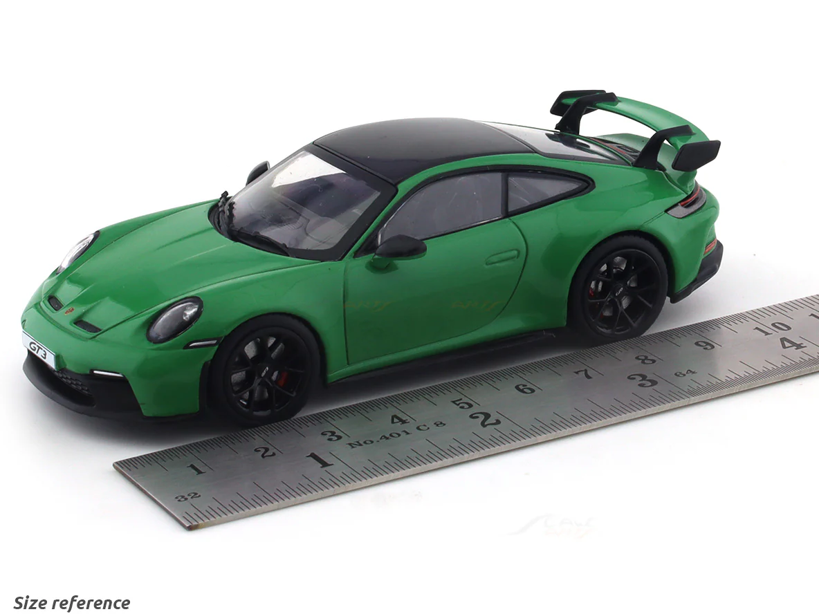 2022 Porsche 911 992 GT3 green 1:43 Solido diecast Scale Model collectible - Image 9