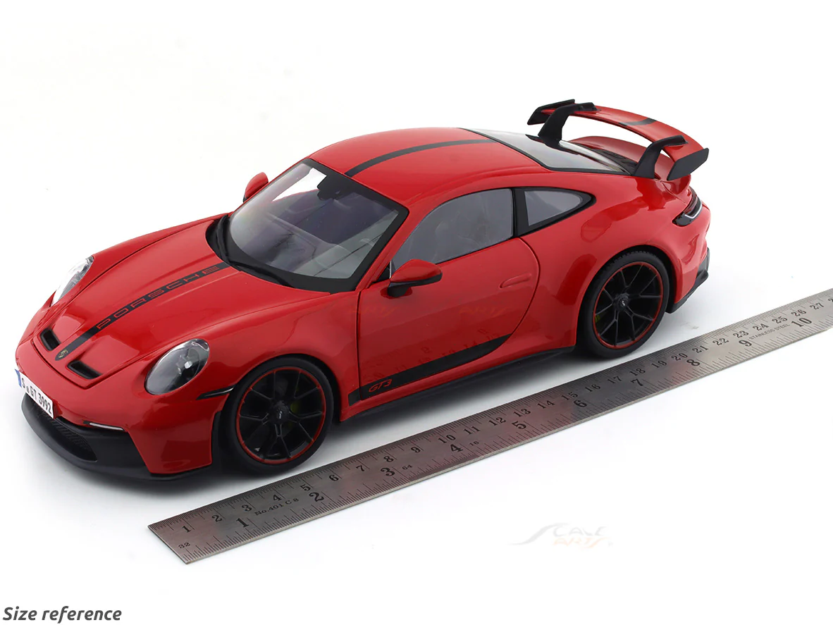 2022 Porsche 911 992 GT3 Red 1:18 Maisto diecast Scale Model collectible Premier - Image 17