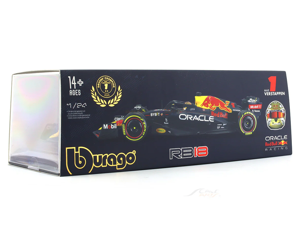 2022 Red Bull RB18 #1 Max Verstappen 1:24 Bburago scale model car - Image 11