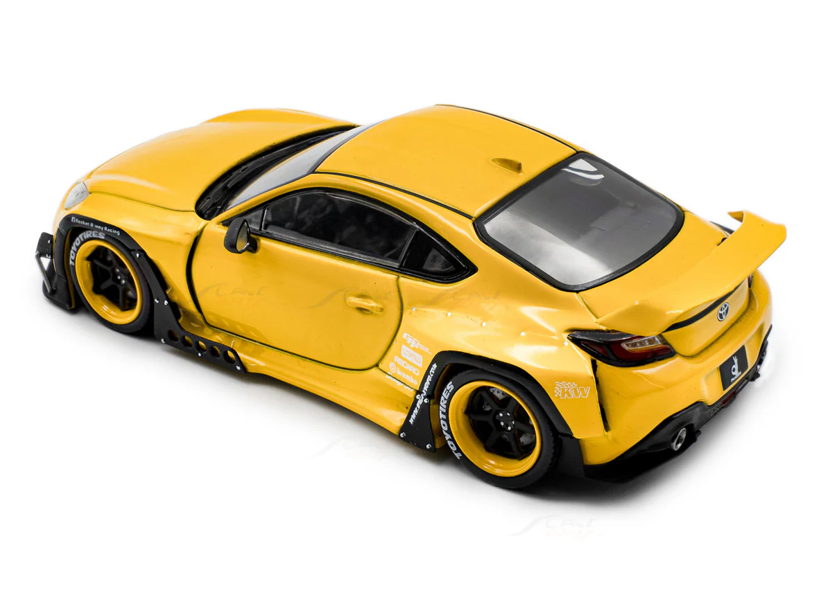 2022 Toyota GR86 PANDEM Yellow 1:43 Solido Licensed Diecast Scale Model Car Collectible - Image 7