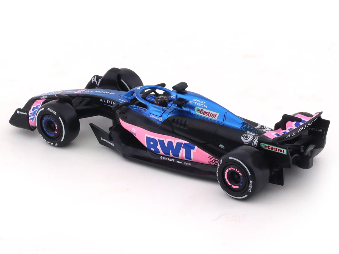 2023 BWT Alpine A523 Esteban Ocon 1:43 Bburago Formula 1 diecast scale model car - Image 8