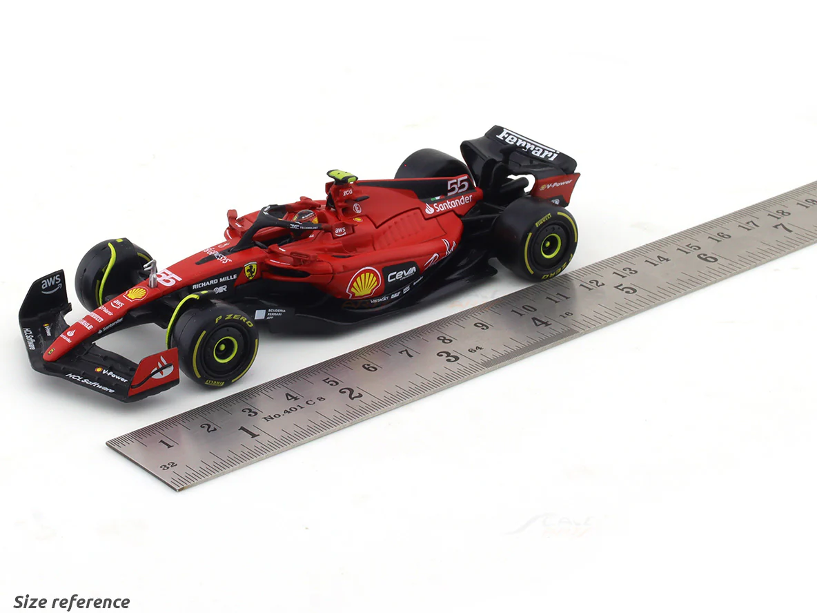 2023 Ferrari SF-23 Carlos Sainz 1:43 Bburago Formula 1 diecast scale model car - Image 9