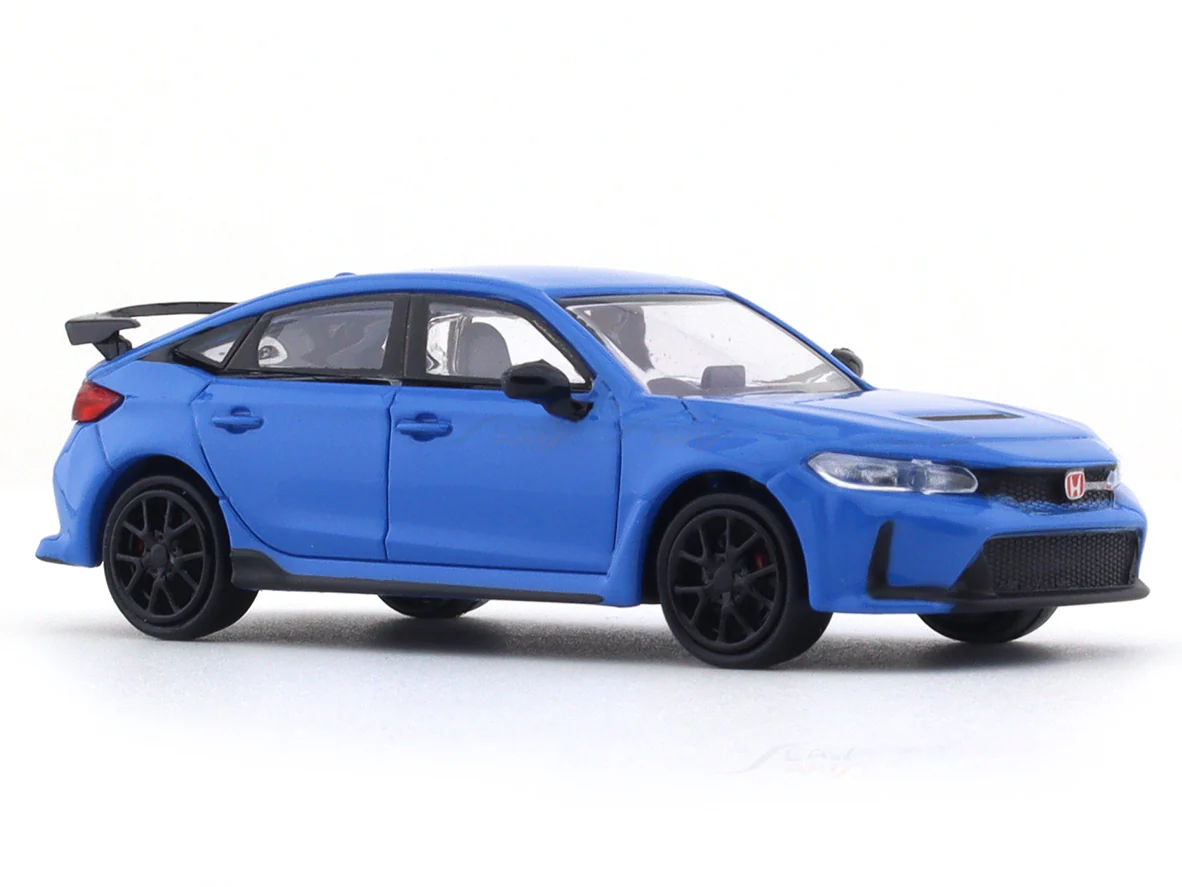 2023 Honda Civic Type R Boost blue pearl 1:64 Para64 diecast scale model car - Image 6