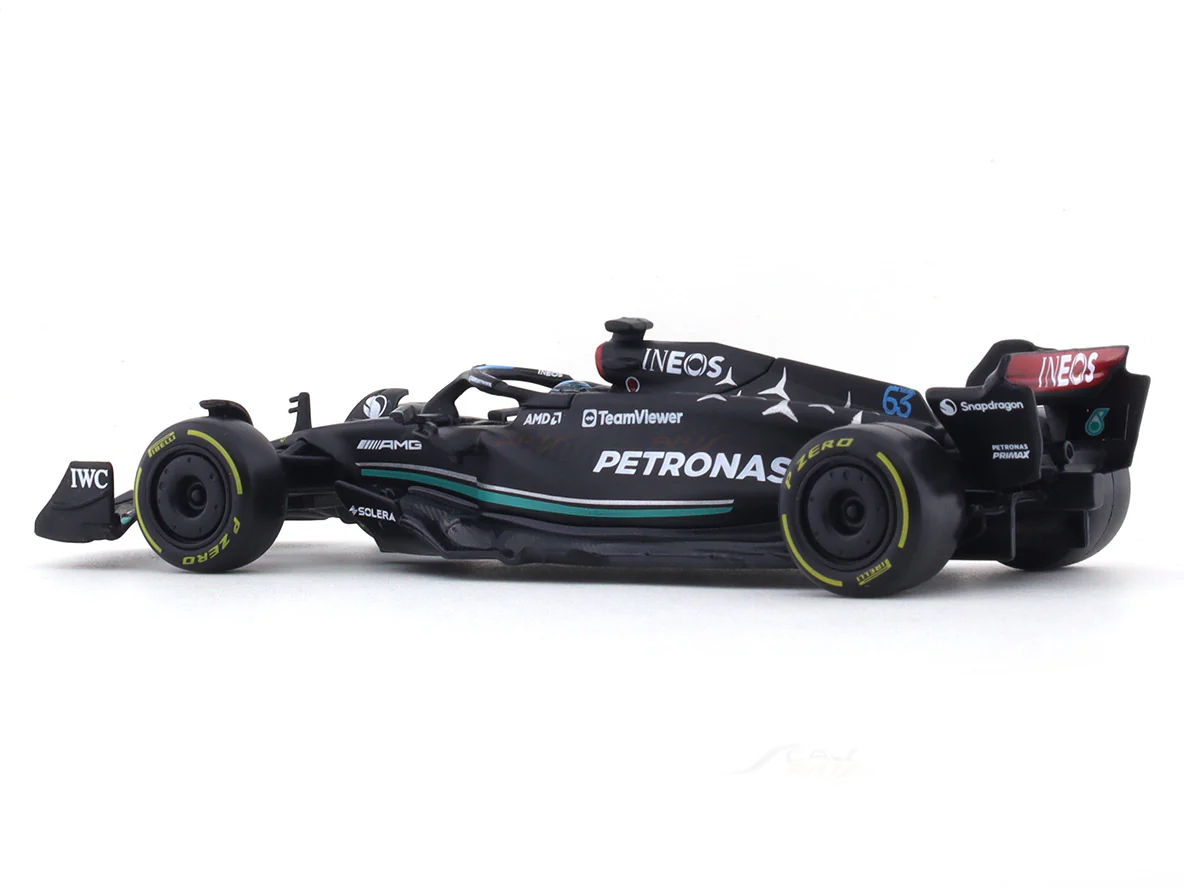 2023 Mercedes-AMG W14 E Performance George Russell 1:43 Bburago Formula 1 diecast scale model car - Image 3