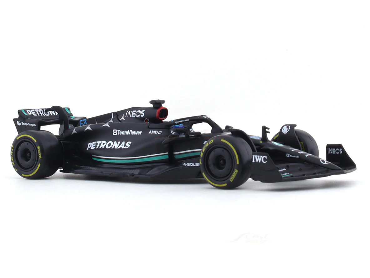 2023 Mercedes-AMG W14 E Performance George Russell 1:43 Bburago Formula 1 diecast scale model car - Image 6