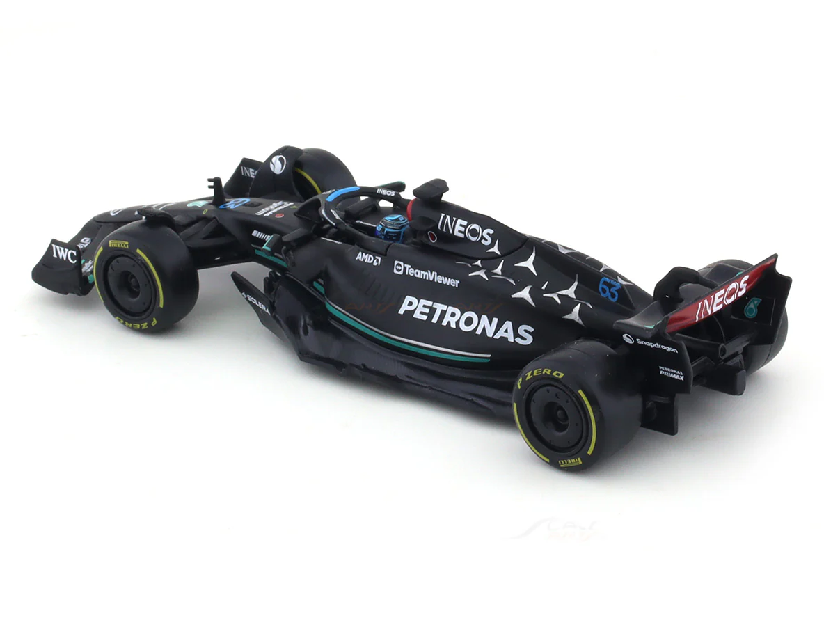 2023 Mercedes-AMG W14 E Performance George Russell 1:43 Bburago Formula 1 diecast scale model car - Image 8