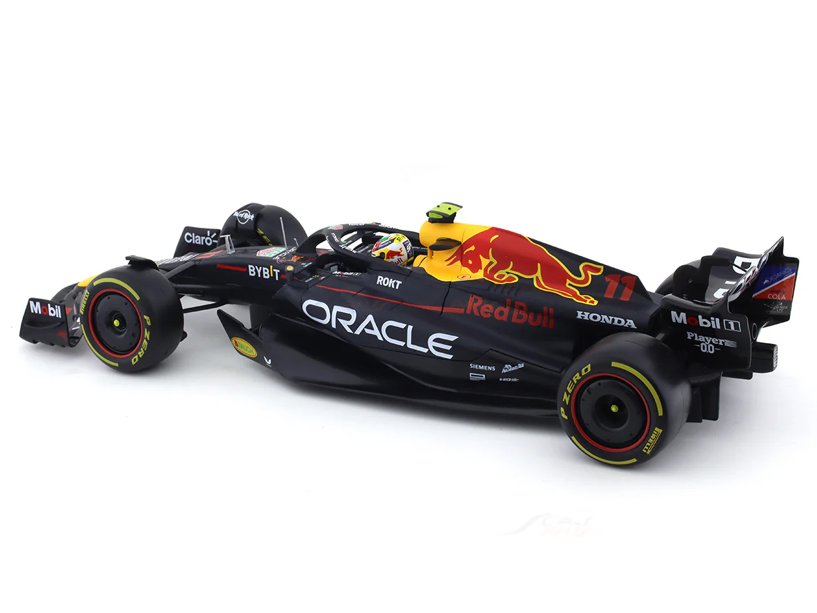 2023 Oracle Red Bull Racing RB19 #11 1:18 Bburago & Pit Crew Set diecast Scale Model collectible - Image 9
