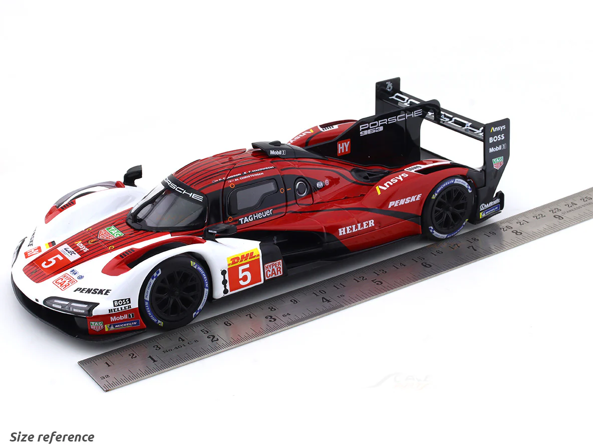 2023 Porsche 963 #5 24h Le Mans 1:24 Bburago licensed diecast Scale Model car - Image 10