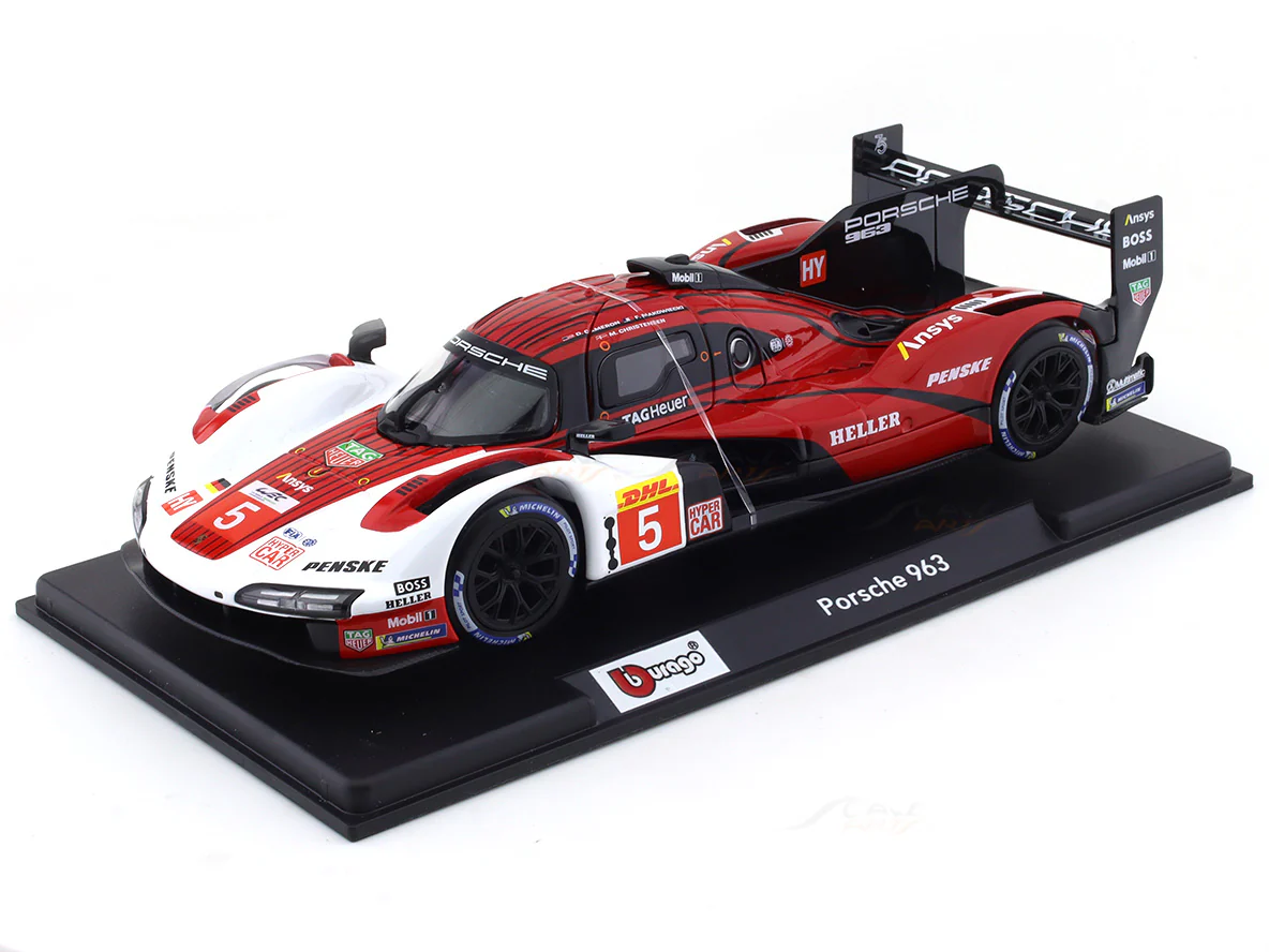 2023 Porsche 963 #5 24h Le Mans 1:24 Bburago licensed diecast Scale Model car - Image 11