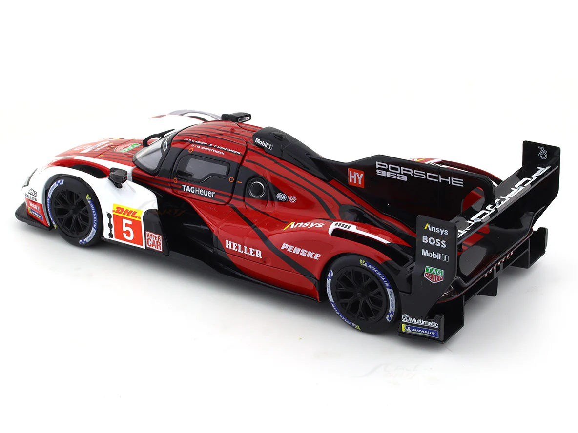 2023 Porsche 963 #5 24h Le Mans 1:24 Bburago licensed diecast Scale Model car - Image 9