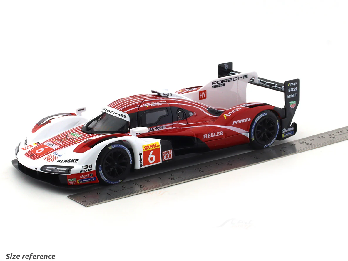 2023 Porsche 963 #6 1:24 Bburago licensed diecast Scale Model car - Image 5