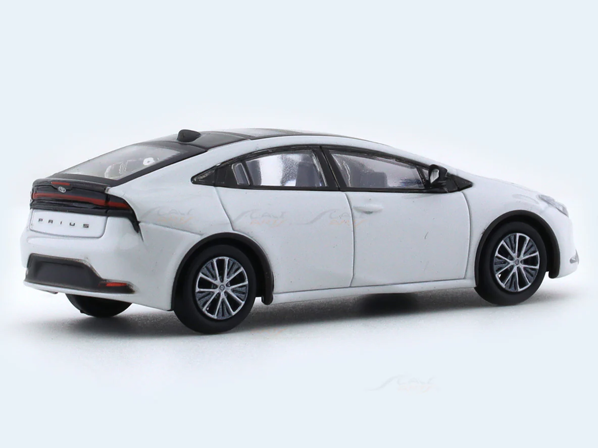 2023 Toyota Prius White 1:64 Para64 licensed diecast scale model car - Image 4