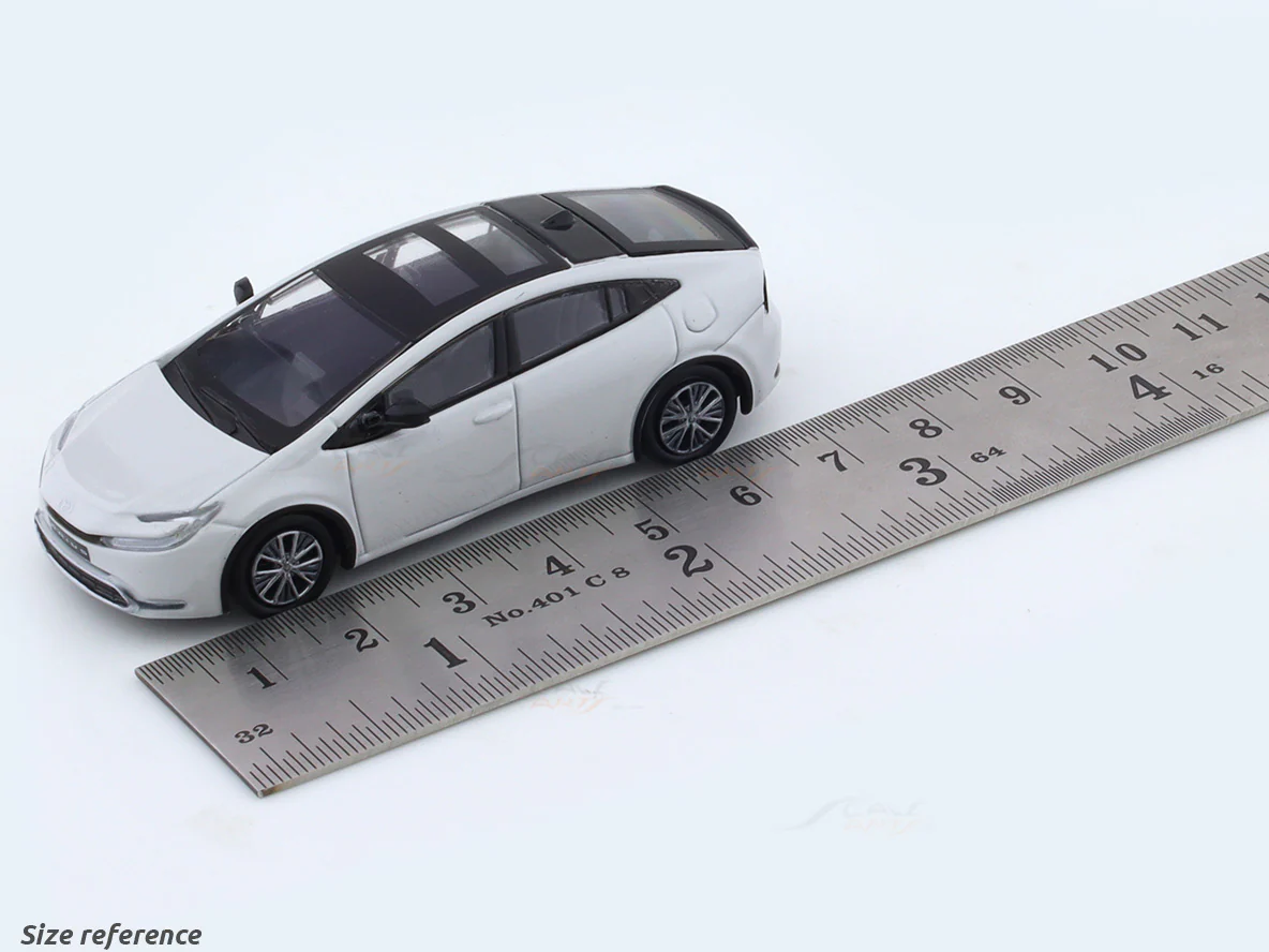 2023 Toyota Prius White 1:64 Para64 licensed diecast scale model car - Image 9