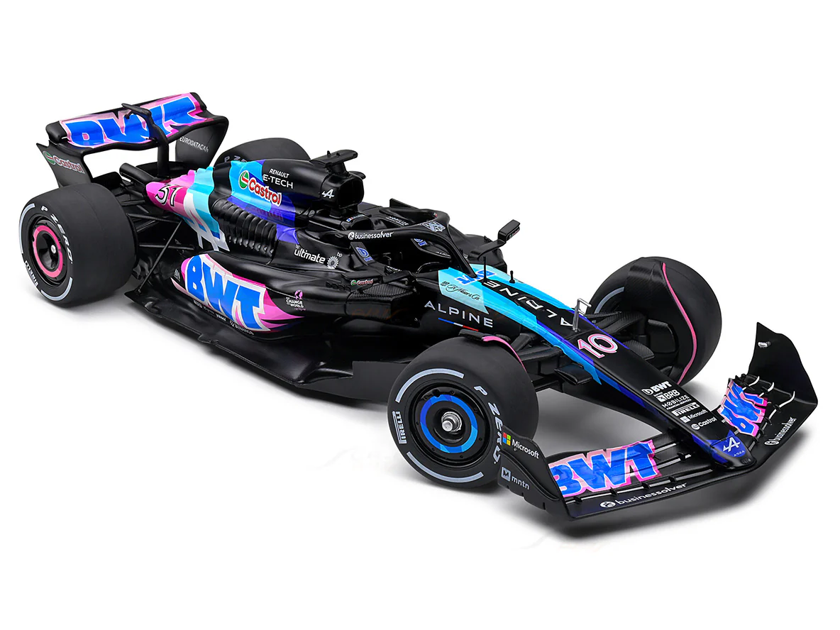 2024 Alpine A524 Presentation 1:18 Solido licensed diecast scale model car collectible - Image 8