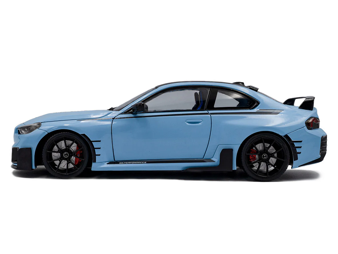 2024 BMW M2 Performance Blue 1:18 Solido Licensed Diecast Scale Model Car Collectible - Image 2