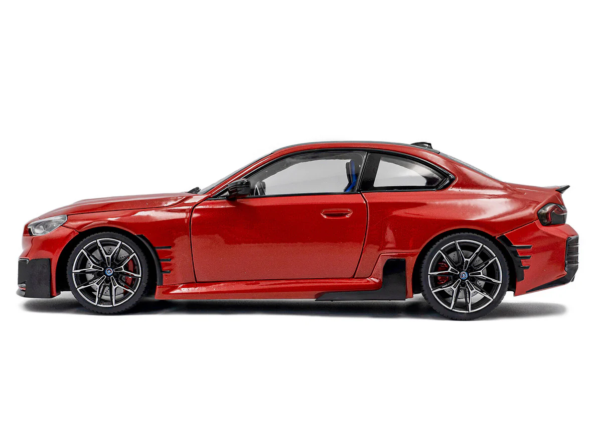 2024 BMW M2 Performance Red 1:18 Solido Licensed Diecast Scale Model Car Collectible - Image 7