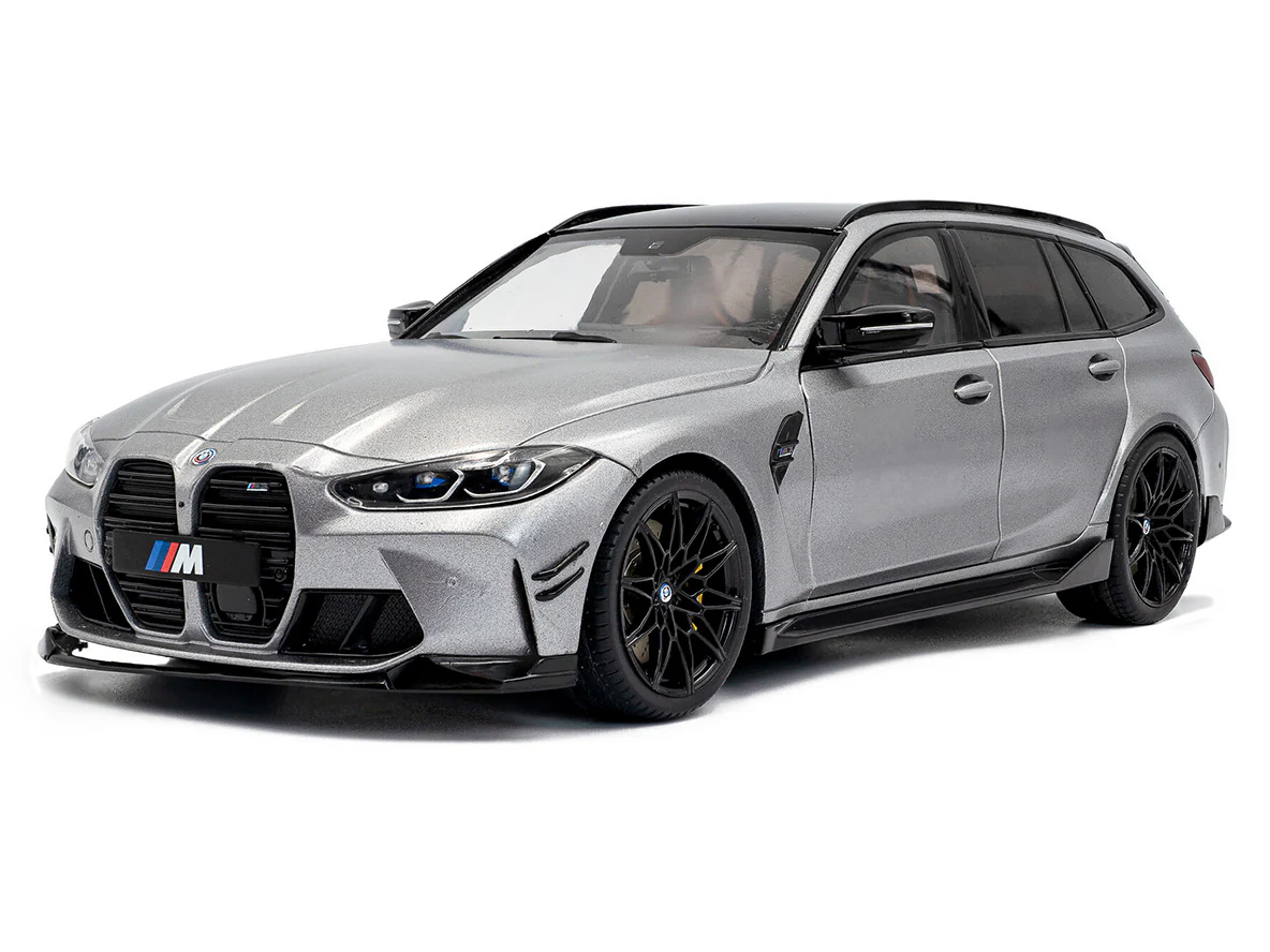 2024 BMW M3 Touring Performance Silver Grey 1:18 Solido Licensed Diecast Scale Model Car Collectible