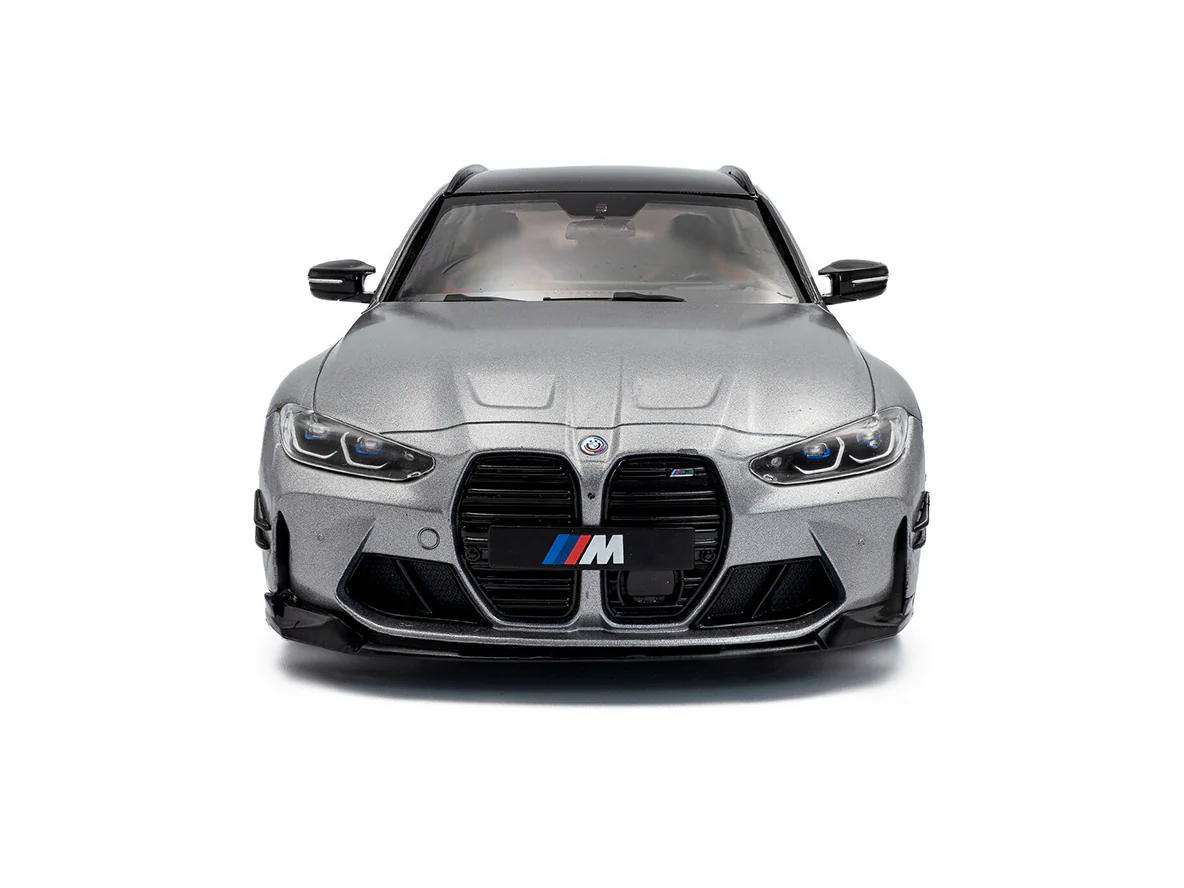 2024 BMW M3 Touring Performance Silver Grey 1:18 Solido Licensed Diecast Scale Model Car Collectible - Image 6
