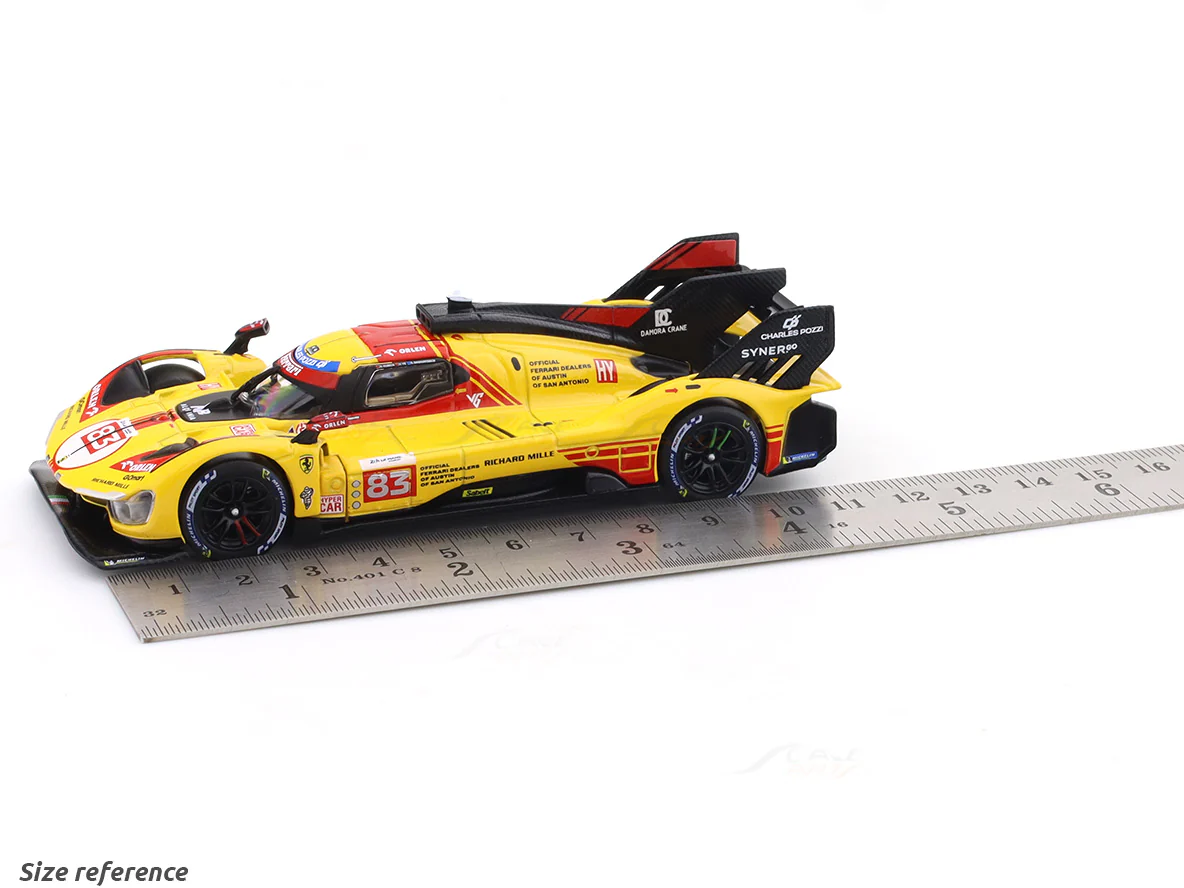 2024 Ferrari 499P No 83 1:43 Bburago licensed diecast scale model car - Image 9
