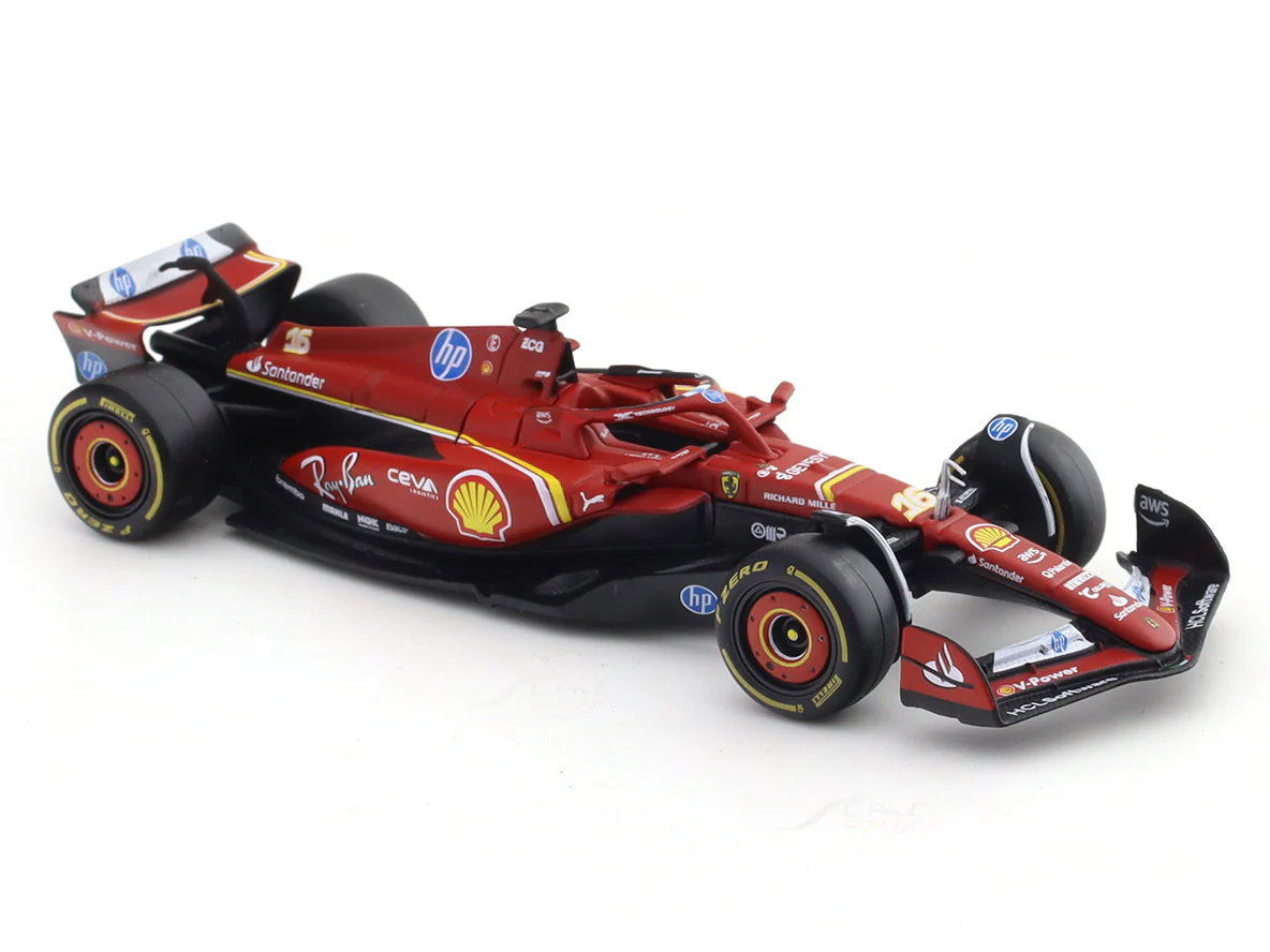 2024 Ferrari SF-24 No. 16 1:43 Bburago licensed Formula 1 diecast scale model car