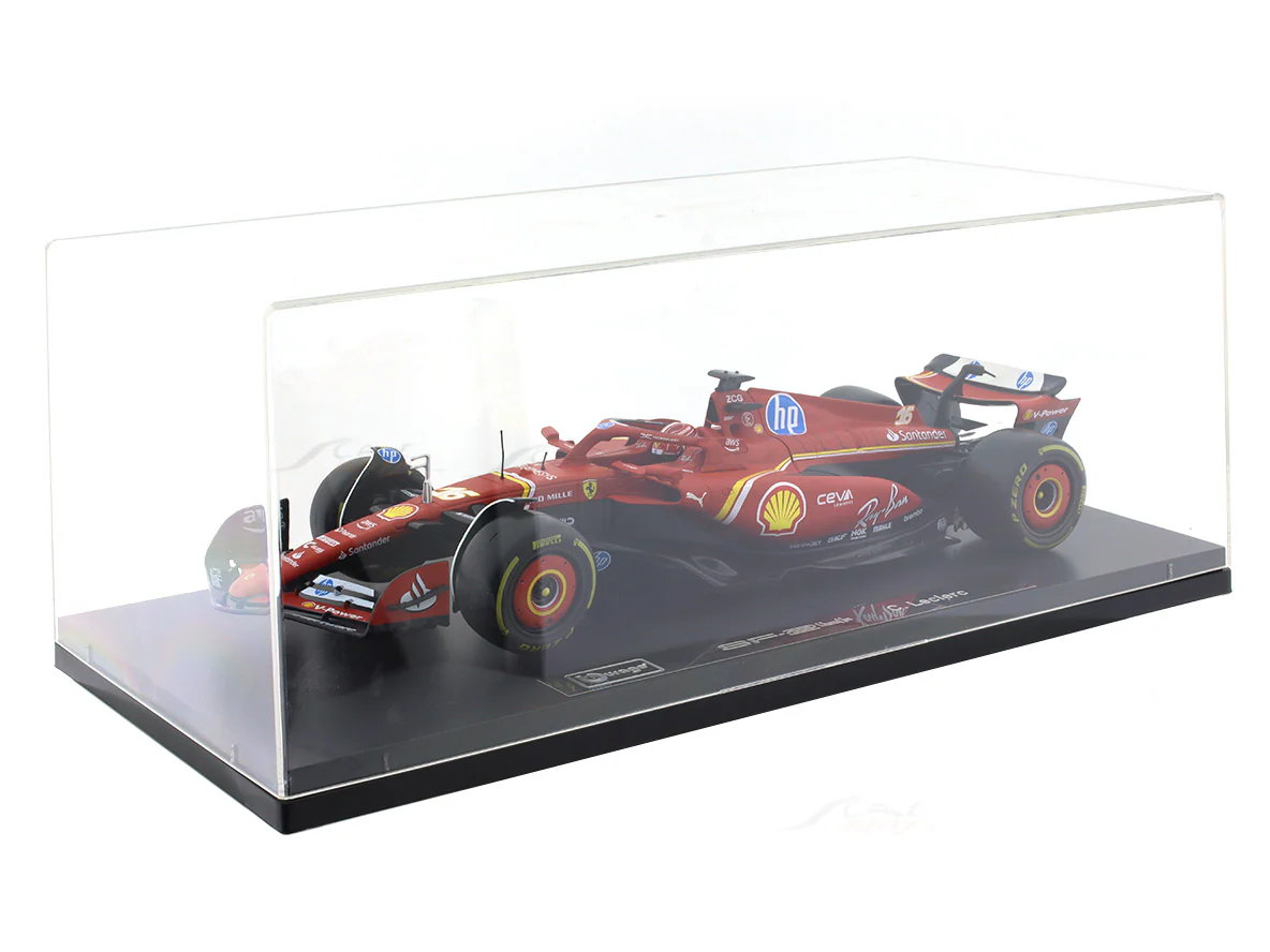 2024 Ferrari SF24 #16 Charles Leclerc 1:18 Bburago Deluxe edition diecast Scale Model car - Image 2