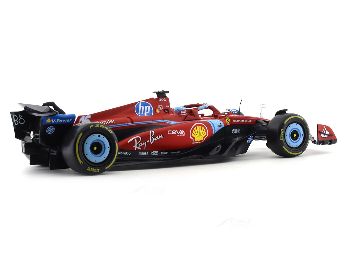 2024 Ferrari SF24 #16 Charles Leclerc Miami GP 1:18 Bburago Deluxe & Coffee Mug set - Image 6
